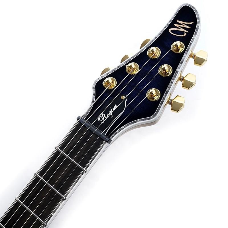 MAYONES Regius 6 (Trans Dirty Blue Burst Gloss w/Glod Hardware