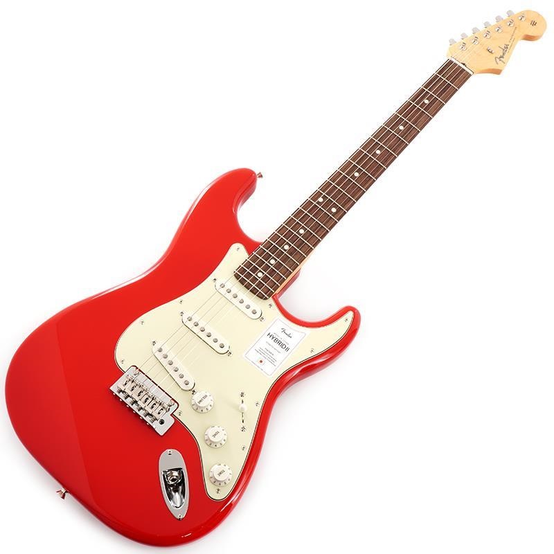 Fender Made in Japan Hybrid II Stratocaster (Modena Red/Rosewood