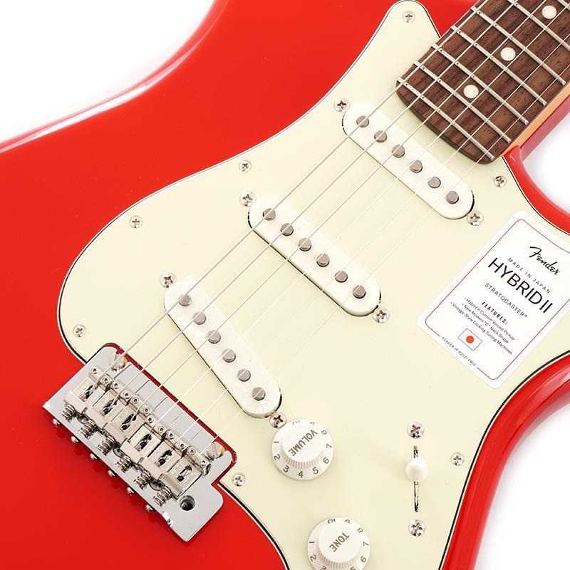 Fender Made in Japan Hybrid II Stratocaster (Modena Red/Rosewood