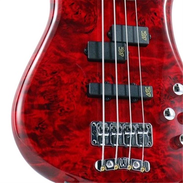 Warwick Pro Series Streamer LX 4st Birdseye Poplar Top (Dark Bleached Red TP HP) [Ikebe 50th Anniversary Special Edition] #13964 画像2