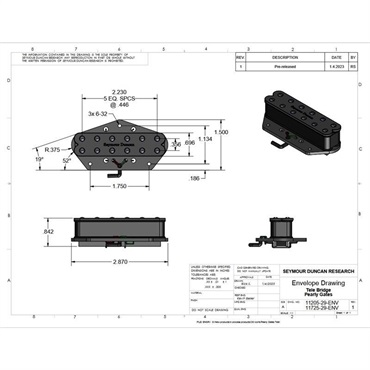 Seymour Duncan JB Jr. for Tele (Black) 【安心の正規輸入品】 画像2