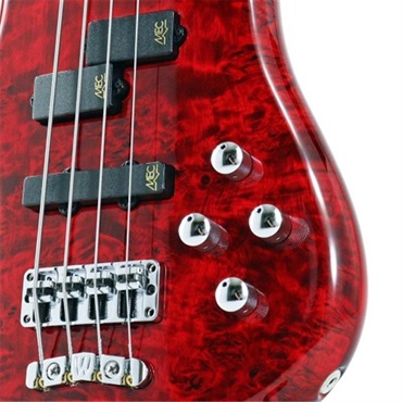 Warwick Pro Series Streamer LX 4st Birdseye Poplar Top (Dark Bleached Red TP HP) [Ikebe 50th Anniversary Special Edition] #013972 画像3