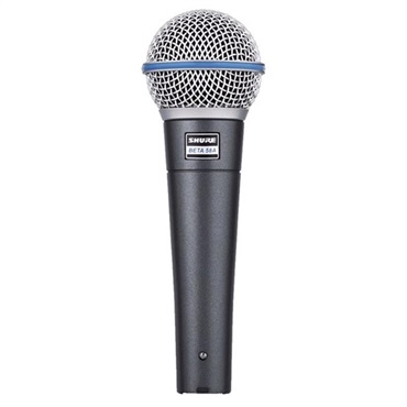 SHURE BETA 58A-J【PASSGO BLUEマイクケーブルセット(XLR-XLR)3.0ｍ】(BETA58A)(国内正規品2年保証)(シュア)(ダイナミックマイク) 画像1