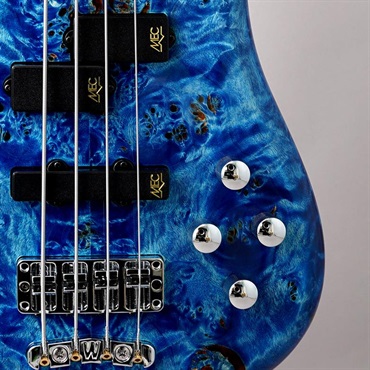 Warwick Pro Series Streamer LX 4st Birdseye Poplar Top (Bleached Blue TP HP) [Ikebe 50th Anniversary Special Edition] #013975 画像8