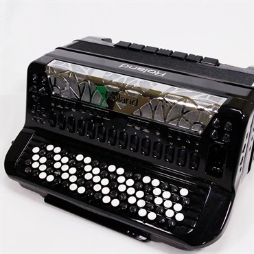 Roland 【夏先取り大特価セール】FR-8XB BK (1台限定・展示クリアランス超特価！) ローランド ボタン式 Vアコーディオン 92 ボタン 120ベース 電子 クロマチックアコーディオン 大型 ブラック 画像1