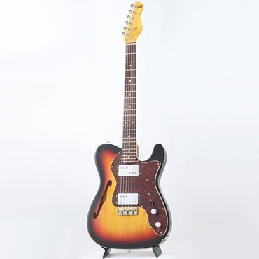 BLACK SMOKER Trad Master DELTA-C WH (3Tone Sunburst/Medium Aged) [SN.26C09] 【YOKOHAMA MUSIC STYLE 2026 出展モデル】 画像1