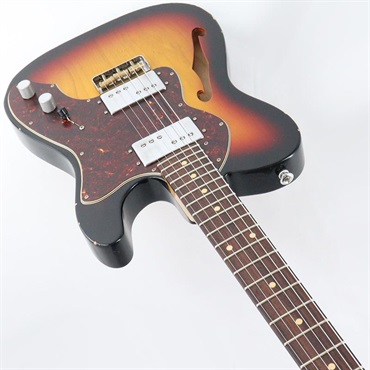 BLACK SMOKER Trad Master DELTA-C WH (3Tone Sunburst/Medium Aged) [SN.26C09] 【YOKOHAMA MUSIC STYLE 2026 出展モデル】 画像4