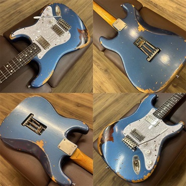 Rittenhouse USED 中古 S-Model (Dark Lake Placid Blue over Sunburst/Heavy Aging) [SN.J14718] リッテンハウス 画像8