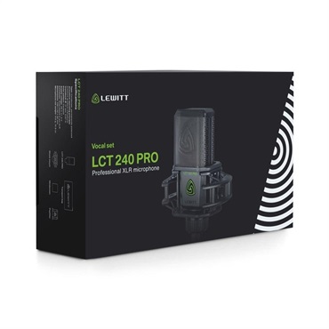 LEWITT LCT 240 PRO Vocal Set 【PASSGO BLUEマイクケーブルセット(XLR-XLR)5.0ｍ】(ルーイット)(コンデンサーマイク)(LCT240PRO)(専用サスペンション)(マグネットポップフィルター)(LCT240PRO) 画像3