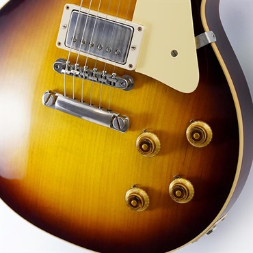 Gibson 【GIBSON×AQUBEストラッププレゼント】1958 Les Paul Standard Reissue VOS (Bourbon Burst) SN.85833 画像4