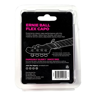 ERNIE BALL FLEX CAPO BK [#9645] 画像3