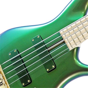 F-bass BN5 Alder body (Purple & Green [Urban Ivy] SuperShift Pearl Gloss with Gold Hardware) 画像3