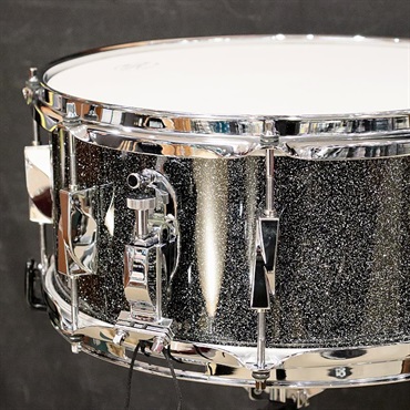 CANOPUS JSB-1465-SBS-LQ [YAIBA II Birch Snare Drum 14''×6.5'' - Shadow Black Sparkle LQ] 画像2
