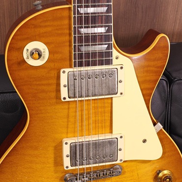 Gibson 【GIBSON×AQUBEストラッププレゼント】Murphy Lab 1959 Les Paul Standard Reissue Light Aged Golden Poppy Burst SN. 9 6288 画像4