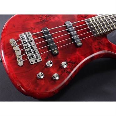 Warwick Pro Series Streamer LX 5st Birdseye Poplar Top (Dark Bleached Red TP HP) [Ikebe 50th Anniversary Special Edition] #013968 画像4