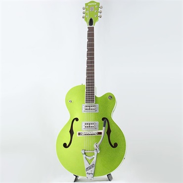 GRETSCH G6120T-HR Brian Setzer Signature Hot Rod Hollow Body with Bigsby (Extreme Coolant Green Sparkle/Rosewood) 画像1