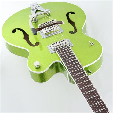 GRETSCH G6120T-HR Brian Setzer Signature Hot Rod Hollow Body with Bigsby (Extreme Coolant Green Sparkle/Rosewood) 画像4