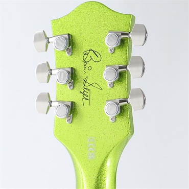 GRETSCH G6120T-HR Brian Setzer Signature Hot Rod Hollow Body with Bigsby (Extreme Coolant Green Sparkle/Rosewood) 画像9