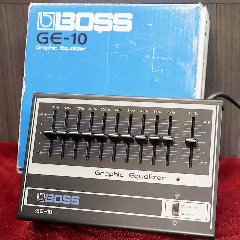 BOSS VINTAGE GE-10 Graphic Equalizer late70's ｜イケベ楽器店