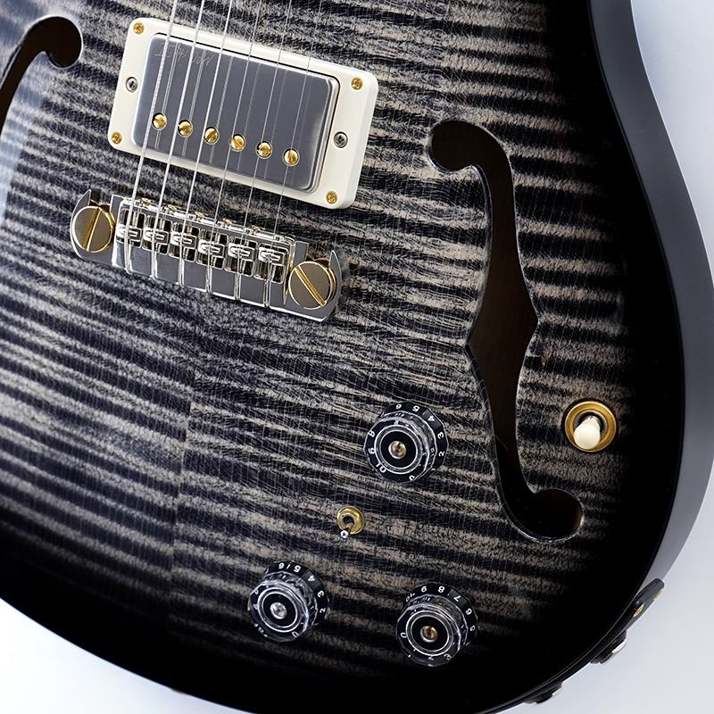 P.R.S. Hollowbody II Piezo 10 Top (Chacoal Wraparound Smokeburst