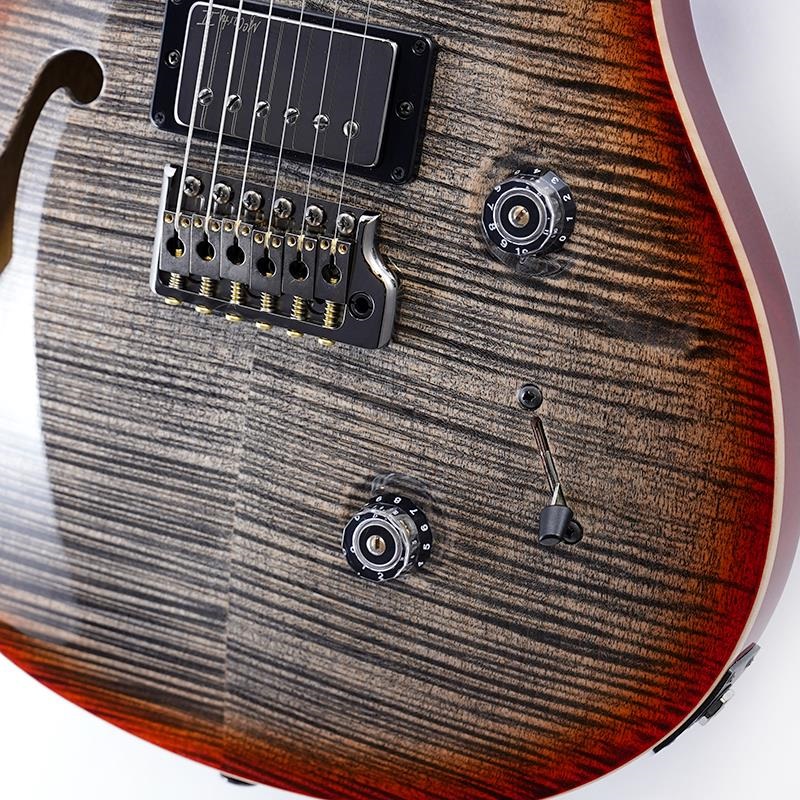 P.R.S. Wood Library Custom 24 Semi-Hollow (Chacoal Cherry Burst