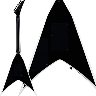 Jackson Pro Series Signature Wes Borland King V KV (Black With White Bevels) 画像1