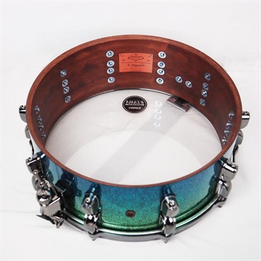 TAMA BS1455BN-ESS [Starclassic Bubinga 14 x 5.5 /Emerald Sea Sparkle Fade][Made in Japan] 画像9