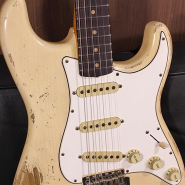 Fender Custom Shop MBS 1960 Stratocaster Relic Aged Vintage Blonde Master Built by Jason Smith SN. R147634 画像4