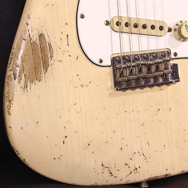 Fender Custom Shop MBS 1960 Stratocaster Relic Aged Vintage Blonde Master Built by Jason Smith SN. R147634 画像5