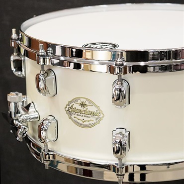 TAMA SMS465T-SPW [Starclassic Maple 14''×6.5'' - Satin Pearl White] 画像1