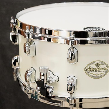 TAMA SMS465T-SPW [Starclassic Maple 14''×6.5'' - Satin Pearl White] 画像3