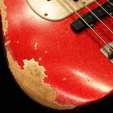 Fender Custom Shop Limited Edition Masterbuilt J Precision Bass PJ， King’s Red Sparkle 画像3