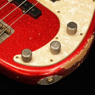 Fender Custom Shop Limited Edition Masterbuilt J Precision Bass PJ， King’s Red Sparkle 画像4