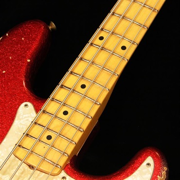 Fender Custom Shop Limited Edition Masterbuilt J Precision Bass PJ， King’s Red Sparkle 画像5