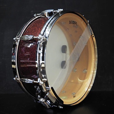 Slingerland Radio King Solid Maple Snare Drum 14×5.5 [Maroon Glass/FSLFP5514SMK665] 画像4