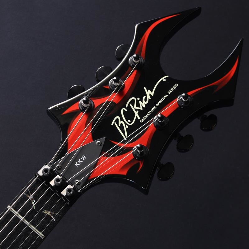B.C.Rich USED 中古 Kerry King Wartribe 6 (Black With Red Fire