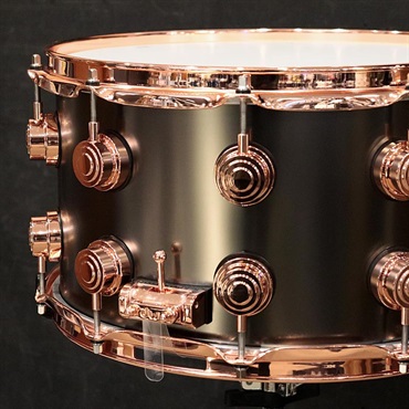 dw DCMR10814SPX710 [Collector's Satin Black Over Brass Snare 14''×8'' / Copper Finish Hardware]【日本初入荷/特注品】 画像4
