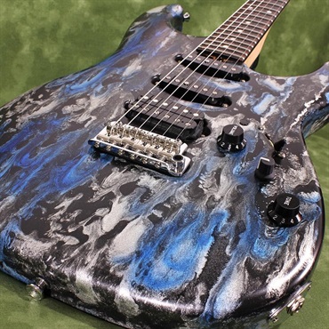 JAMES TYLER USED 中古 Studio Elite HD Black and Blue Shmear SN. 19214 画像3