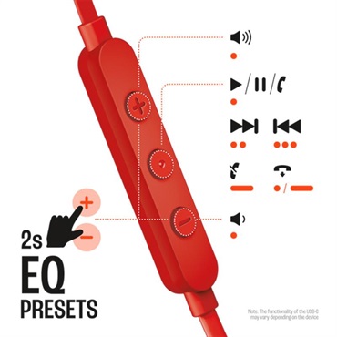 JBL Tune 310C USB Red (レッド)(ジェイビーエル)(イヤホン)(USB-C)(ハイレゾ対応)(リモコン付き)(JBLT310CRED)【国内正規品・1年保証】 画像1