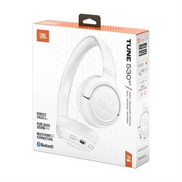 JBL Tune 530BT White (ホワイト)(ジェイビーエル)(ワイヤレスヘッドホン)(マイク搭載)(マルチポイント対応)(軽量)(JBLT530BTWHT)【国内正規品・1年保証】 画像9