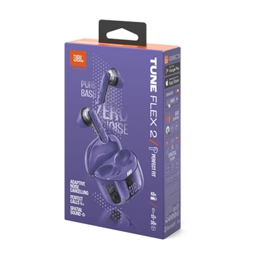 JBL Tune Flex 2 Ghost Edition (Ghost Mauve)(ゴーストブラック)(ジェイビーエル)(ワイヤレスイヤホン)(ノイズキャンセリング)(マイク内蔵)(IP54防塵防水)(マルチポイント対応)(JBLTFLEX2GMAE)【国内正規品・1年保証】 画像9