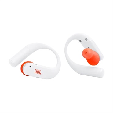 JBL Endurance Peak 4 White (ホワイト)(ワイヤレスイヤホン)(ハイブリッドノイズキャンセリング搭載)(防水防塵IP68対応)(マルチポイント対応)(JBLENDUPEAK4WHT)【国内正規品・1年保証】 画像1