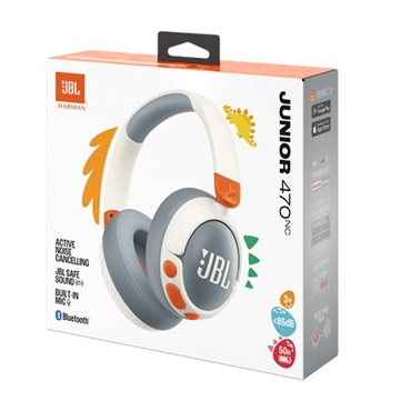 JBL Junior 470NC White (ホワイト)(ジェイビーエル)(子供向けヘッドホン)(Junior470NC)(ノイズキャンセリング搭載)(Bluetooth搭載)(JBLJR470NCWHT)【国内正規品・1年保証】 画像6