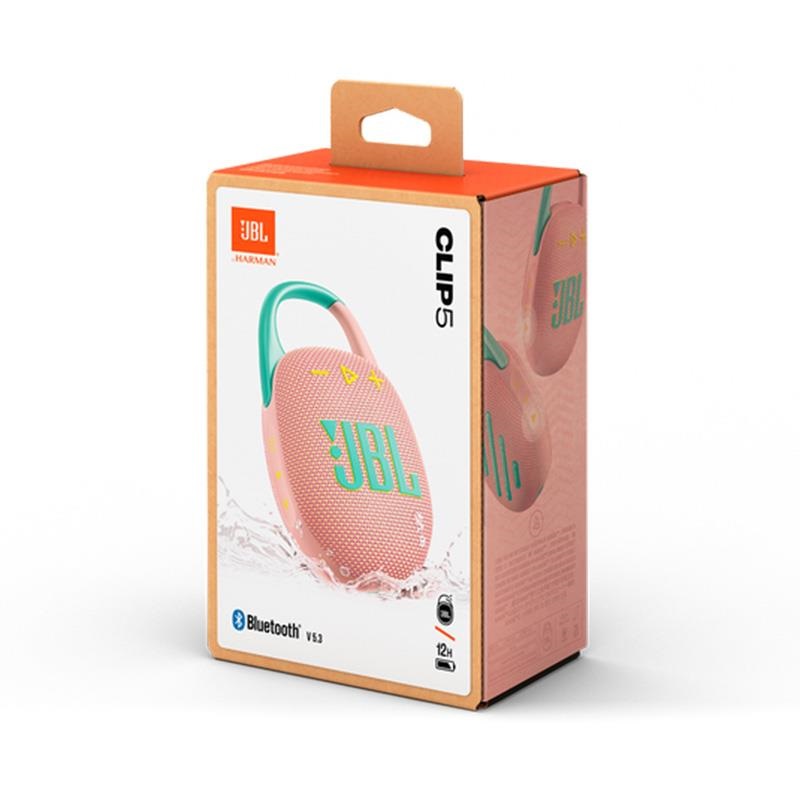 JBL Clip 5 Pink (スウォッシュピンク)(ジェイビーエル)(スピーカー