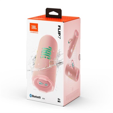 JBL Flip 7 Pink (スウォッシュピンク)(ジェイビーエル)(スピーカー)(マルチスピーカー接続)(IP68防水防塵)(ロスレスオーディオ)(JBLFLIP7PINK)【国内正規品・1年保証】 画像6
