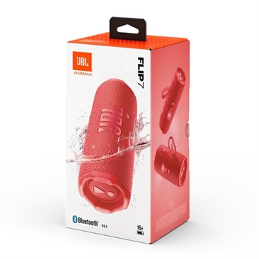 JBL Flip 7 Red (レッド)(ジェイビーエル)(スピーカー)(マルチスピーカー接続)(IP68防水防塵)(ロスレスオーディオ)(JBLFLIP7RED)【国内正規品・1年保証】 画像6