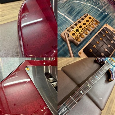 P.R.S. USED 中古 Wood Library Custom 24-08 10top Rose Neck (Aquableux Purple burst)［SN.21 0313200］ Paul Reed Smith ポールリードスミス 画像9