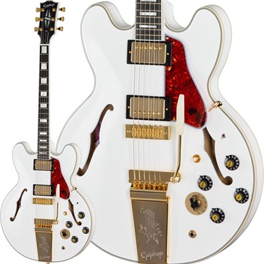 Epiphone Inspired by Gibson Custom Shop Alex Lifeson 1976 ES-355 Reissue (Alpine White) 画像1