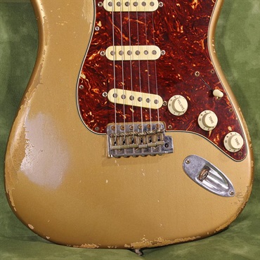 Fender Custom Shop USED 中古 MBS 62 Stratocaster Heavy Relic Aged Shoreline Gold Master Built By Jason Smith SN.R103717 【2019NAMM Re-Order Model】 画像6