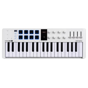 Arturia MINILAB 37 WH (アートリア)(ミニラボ)(ホワイト)(37鍵盤)(MIDIコントローラー) 画像2